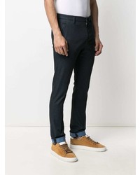 Pantalon chino bleu marine Dondup