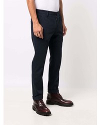 Pantalon chino bleu marine Dondup