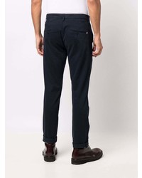 Pantalon chino bleu marine Dondup