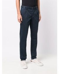 Pantalon chino bleu marine Incotex