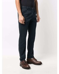 Pantalon chino bleu marine Incotex