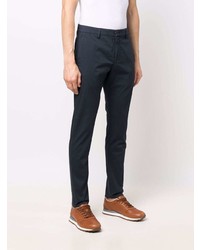 Pantalon chino bleu marine Dondup