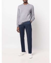 Pantalon chino bleu marine Z Zegna