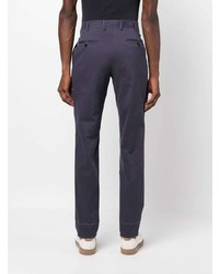 Pantalon chino bleu marine Brioni