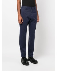 Pantalon chino bleu marine Zegna