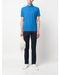 Pantalon chino bleu marine Incotex