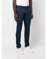 Pantalon chino bleu marine Sartoria Tramarossa