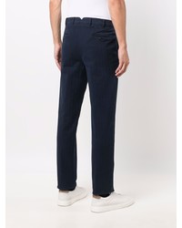 Pantalon chino bleu marine Brunello Cucinelli