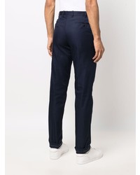 Pantalon chino bleu marine Brioni