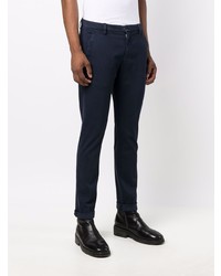 Pantalon chino bleu marine Dondup