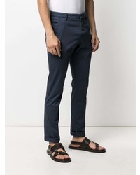 Pantalon chino bleu marine Dondup