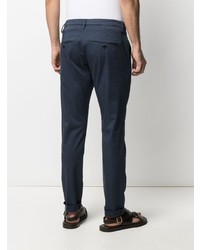 Pantalon chino bleu marine Dondup