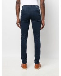 Pantalon chino bleu marine Sartoria Tramarossa