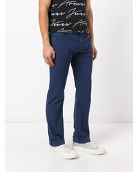 Pantalon chino bleu marine Armani Jeans