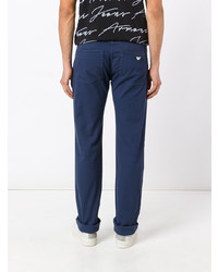 Pantalon chino bleu marine Armani Jeans