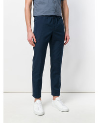 Pantalon chino bleu marine Incotex