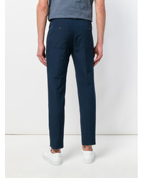 Pantalon chino bleu marine Incotex