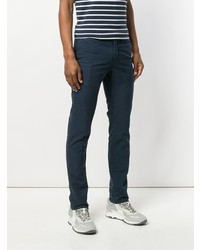 Pantalon chino bleu marine Incotex