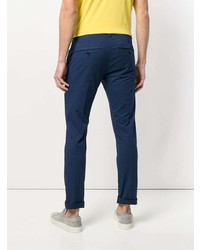 Pantalon chino bleu marine Dondup