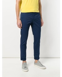 Pantalon chino bleu marine Dondup