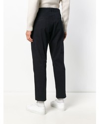 Pantalon chino bleu marine Aspesi