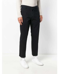 Pantalon chino bleu marine Aspesi