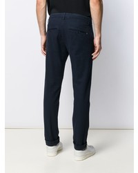 Pantalon chino bleu marine Dondup