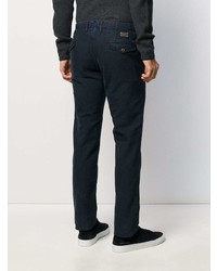 Pantalon chino bleu marine Incotex