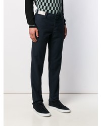 Pantalon chino bleu marine Incotex