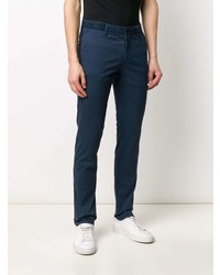 Pantalon chino bleu marine Incotex