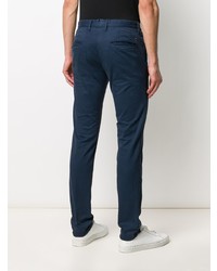 Pantalon chino bleu marine Incotex