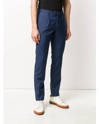 Pantalon chino bleu marine Incotex