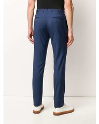 Pantalon chino bleu marine Incotex