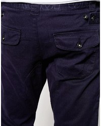 Pantalon chino bleu marine Ringspun