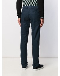 Pantalon chino bleu marine Incotex