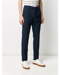 Pantalon chino bleu marine Incotex