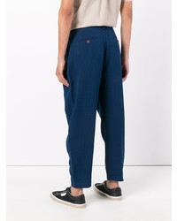 Pantalon chino bleu marine Three Animals