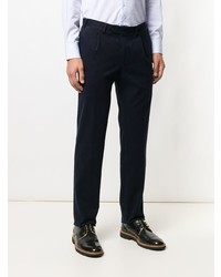 Pantalon chino bleu marine Canali