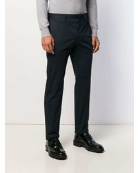 Pantalon chino bleu marine Zegna