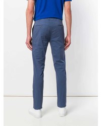 Pantalon chino bleu marine Canali