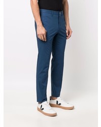 Pantalon chino bleu marine Incotex