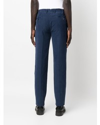 Pantalon chino bleu marine Incotex