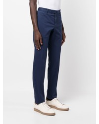 Pantalon chino bleu marine Incotex