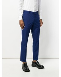 Pantalon chino bleu marine Prada