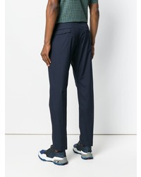 Pantalon chino bleu marine Prada