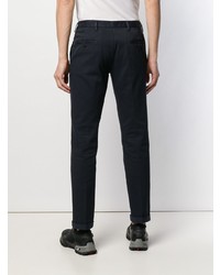 Pantalon chino bleu marine Prada