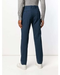 Pantalon chino bleu marine Incotex