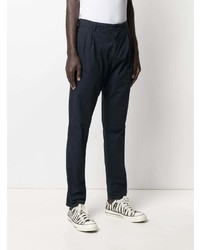 Pantalon chino bleu marine Aspesi