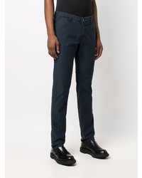 Pantalon chino bleu marine Incotex