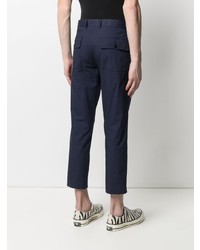 Pantalon chino bleu marine Daniele Alessandrini